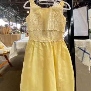 60’s Vintage bodice cut dress